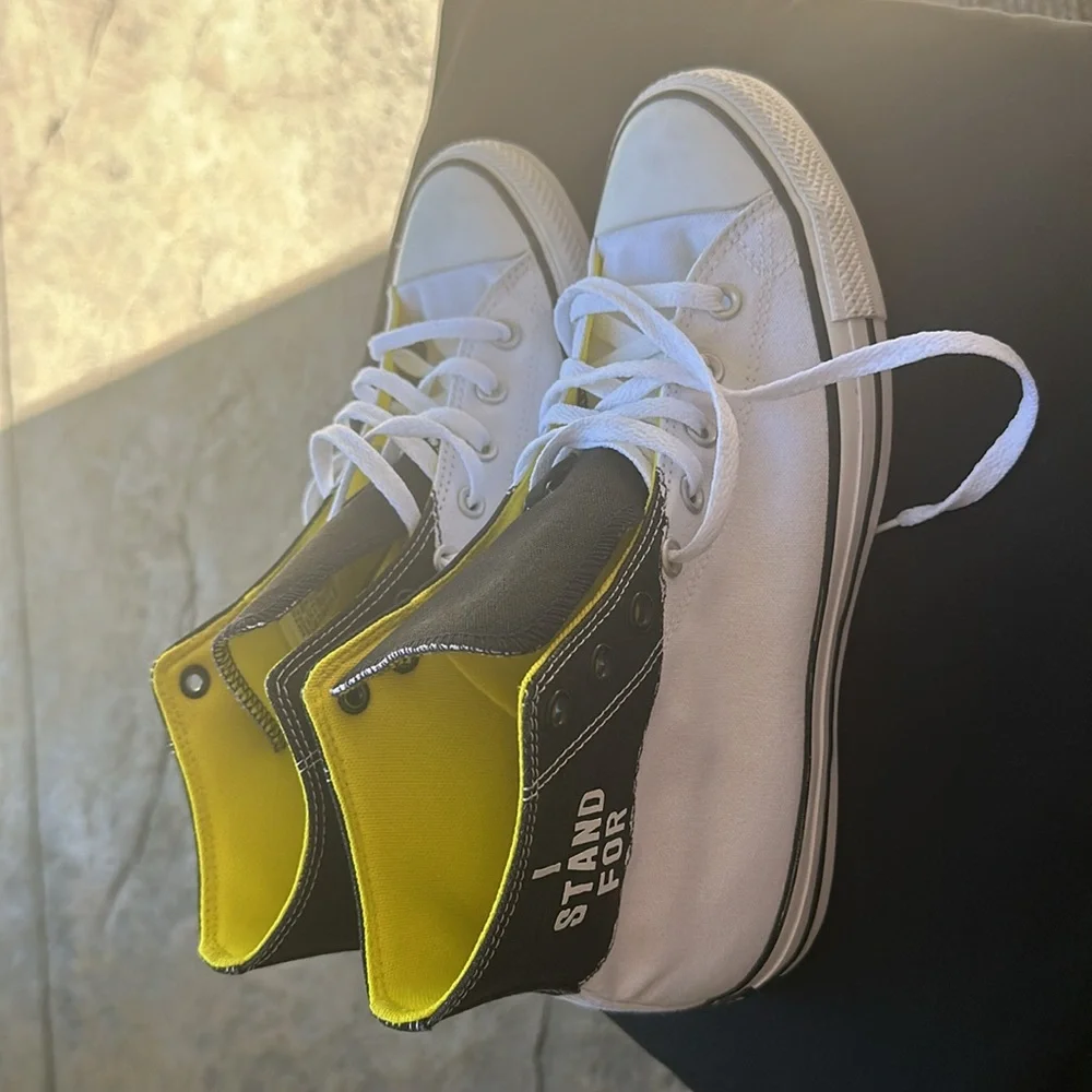 Converse Chuck Taylor All Star ‘I STAND FOR’ size 9.5 men - Picture 4 of 7
